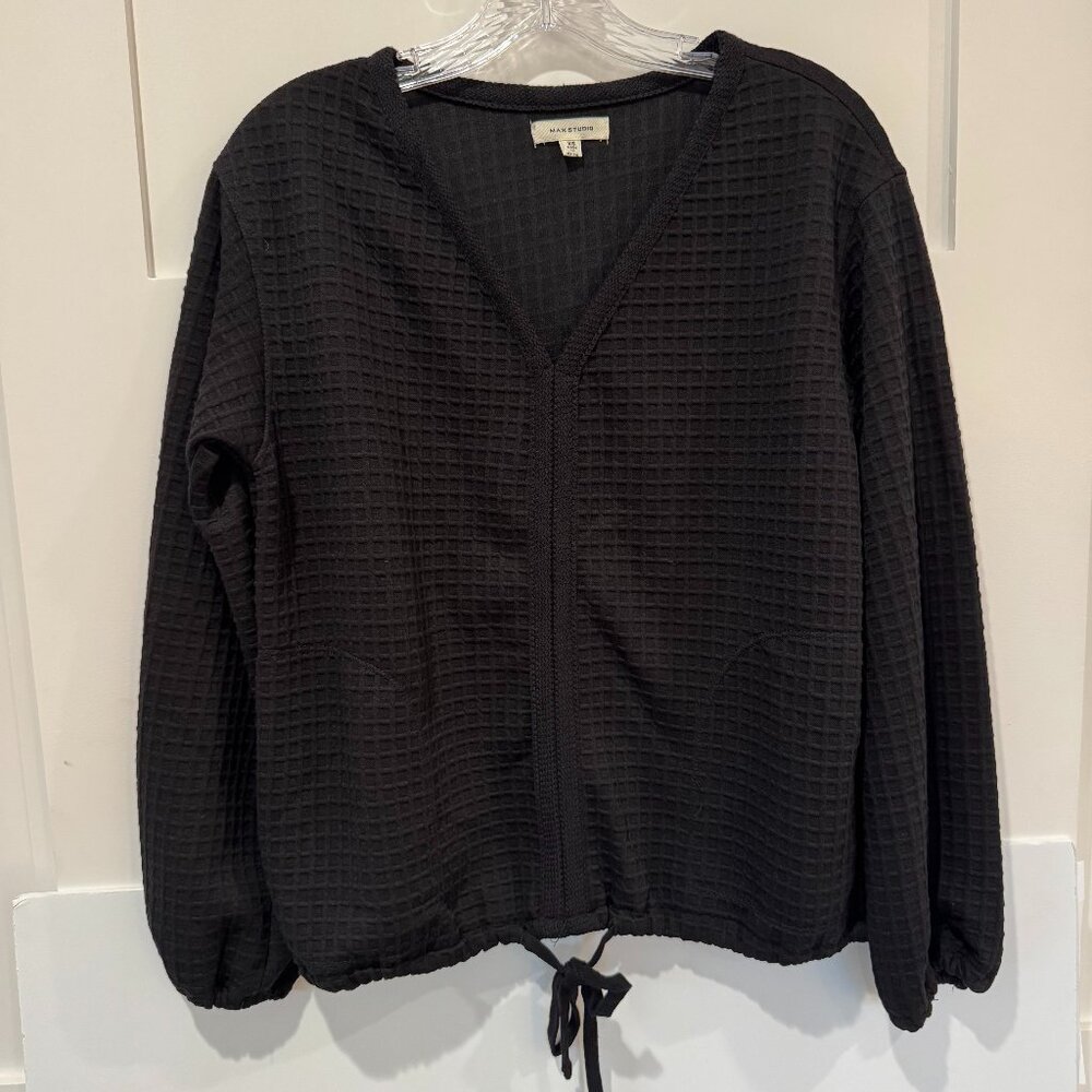 Max Studio black shirt Size XS - Like New